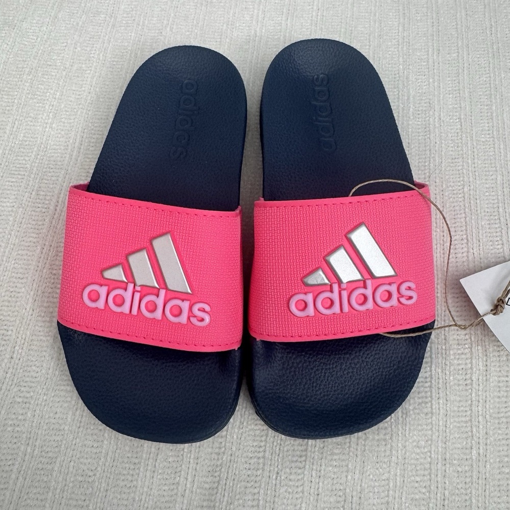Adidas Slides Sandals Adilette Unisex Slipper Casual Gym Sports Size 11K Pink